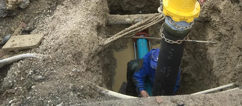 Main Water Line Installation in Etobicoke, Ontario